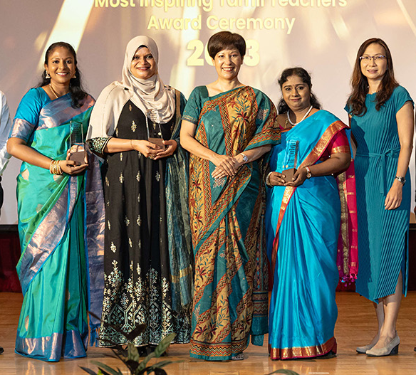 Indranee Rajah with Tamil Diaspora