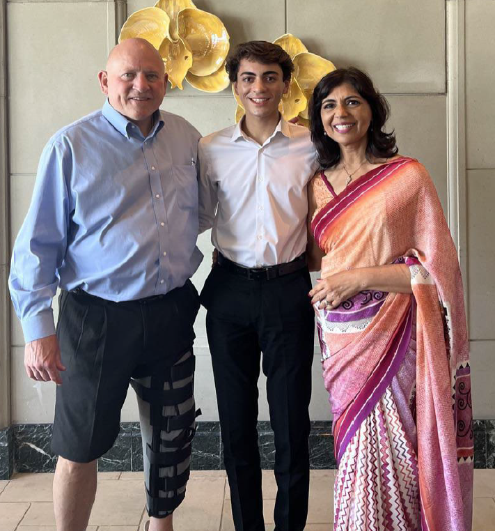 John, Rahul and Punita