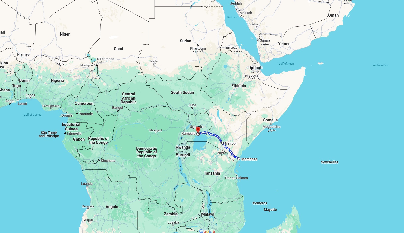 Reaching the Interior of Africa