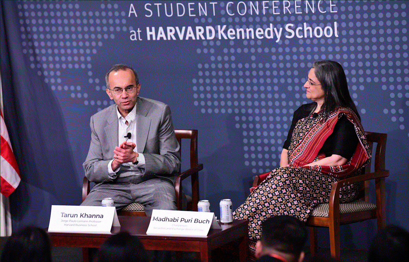 Tarun Khanna with Madhabi Puri Buch