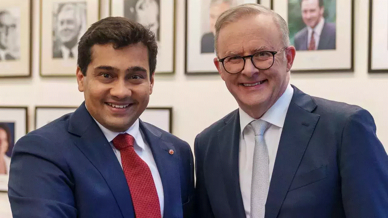 Varun Ghosh with Australia PM