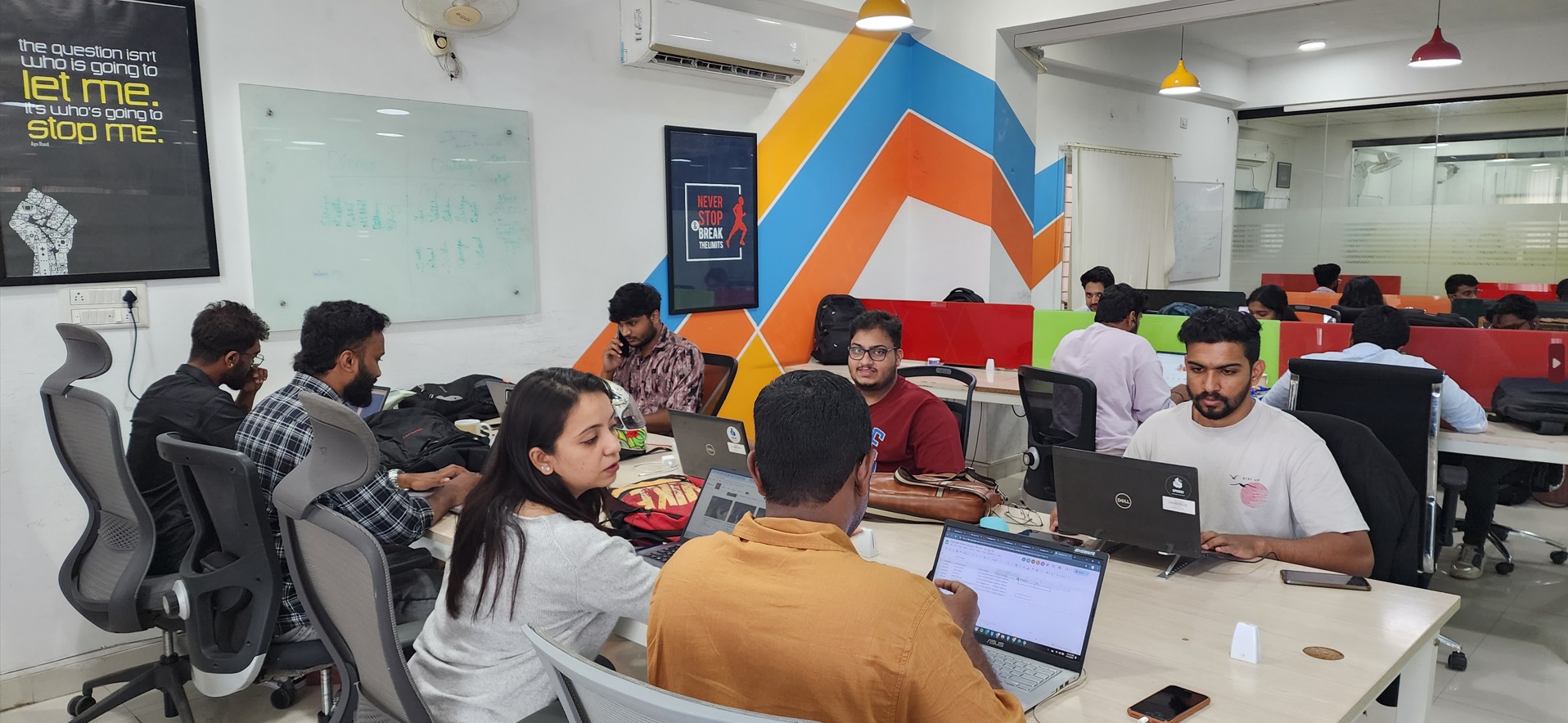 Manya Sharma, VP, Milaap, in discussion with the verification team